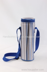 Custom Insulated Round Cooler Bag For Wine-HAC13327