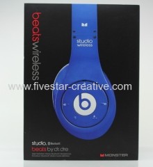 Beats by Dr.Dre Studio Wireless HD Bluetooth Headphones Blue