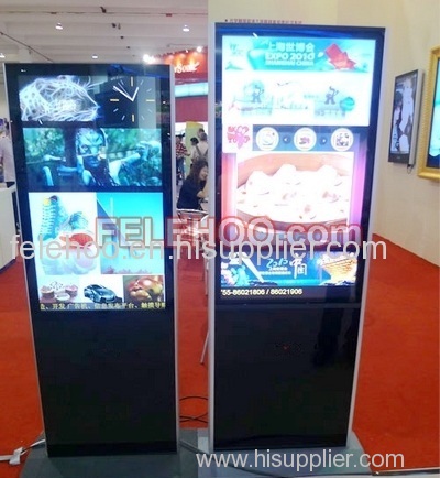 Free standing touch screen kiosk, digital signage with computer all in one poster