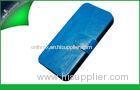 Blue Smart Apple Iphone Leather Cases , Flip PU Leather Iphone 5c Case Anti - dust