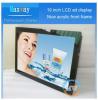 Acrylic front frame 19 inch led advertising display