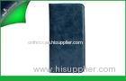 Cool Blue PU Leather HTC Cell Phone Cases , HTC One M7 Covers