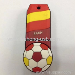 Custom design PVC shell usb flash