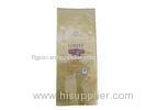 Eco-Friendly Coffee Valve Bags Zipper Top With Gravure Printing