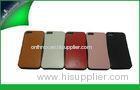 White Soft TPU Protective PU Leather Case , Iphone 5S Sticker Phone Cases