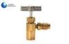 OEM R134A Refrigerant Bottle Refrigeration Tools Copper Valve , CE ROSH