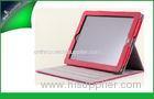 Unbreakable Pink Ipad 4 Protective Case , Ipad Leather Smart Cover With Keyboard