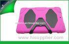 Cute Pink Hybrid Ipad Protective Cases , Dustproof Ipad Air Cover With Stand