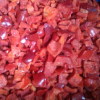 Frozen red pepper strips