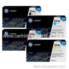 Printer Consumables Hp CE250/51/52/53A Color Toner Cartridges Hp 504A Toner in Top Quality