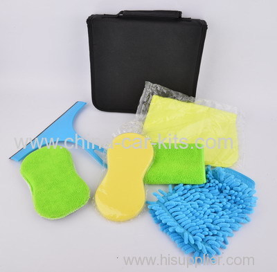 Automotive Cleaning Valet with Ice Scraper Chenille PVA Chamois