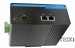 POE Industrial Fiber Ethernet Switch 10 / 100 / 1000M In Aluminium Alloy