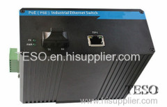 POE Fiber Ethernet Switchs , Dual Power Industrial Ethernet Switchs
