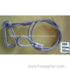 tic Coated Steel Wire Safety Rope Lighting Hook