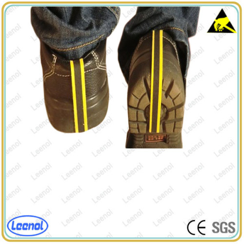 LN 1902 black & yellow disposable ESD/antistatic heel grounder