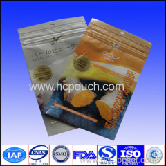 aluminum foil bags with zipper and tear notch