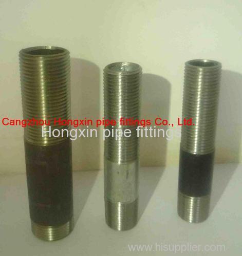 Long screw pipe nipples