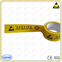 cleanroom ESD warning tape