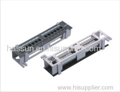 Patch panel with frame