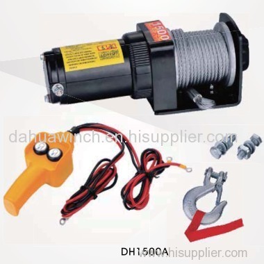 1500lbs mini Electric ATV winch