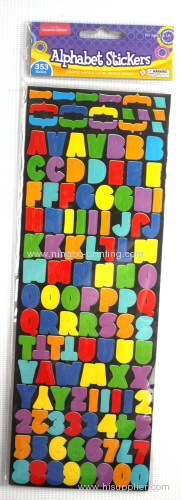 decorate words alphabet STICKERS