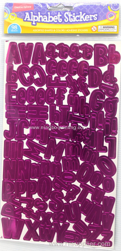 cute words alphabet STICKER