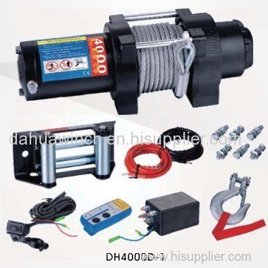 nylon rope electric winch