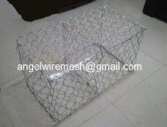 3x1x0.5m Hexagonal PVC Coated Gabion /Gabions Box Price16.2$/PC