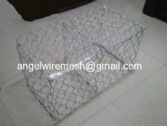 Galvanized gabion box /pvc coated gabion for philippines