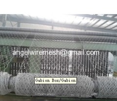 Galvanized gabion box /pvc coated gabion for philippines