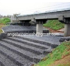 Hot dipped galvanized gabion box/pvc coated gabion box/gabion