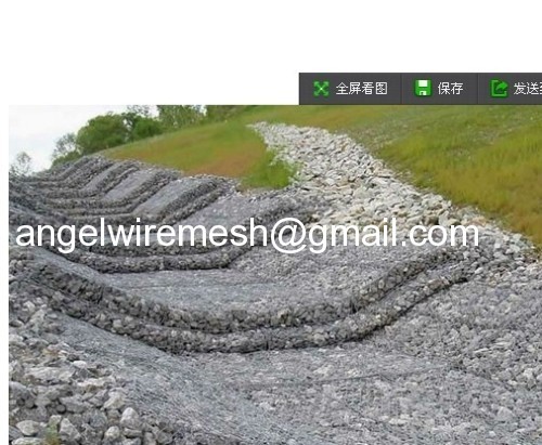 Hot-Dippped Galvanized Hexagonal Gabion/gabion box for philippines market