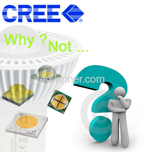 Why do you use Cree LED to GU10 LED