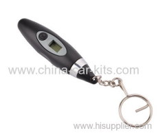 Mini Digital LCD Tire Air Pressure Gauge Tester with Keychain