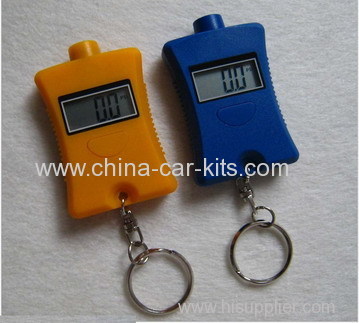 Keychain LCD Digital Car Tyre Mini Pressure Gauge