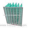 24x24x15 Inch Bag Air Filters green Synthetic With F6 Efficiency