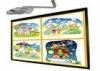 90 inch finger multi touch electronic interactive whiteboard with hot keys 90MT