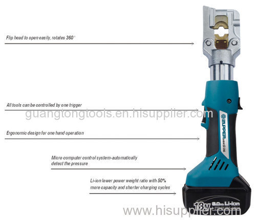 Mini Battery Powered Crimping Tool 16-240mm2 EZ-240