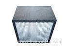 Deep Pleat Paper Separator Hepa Air Filter With Aluminum Frame