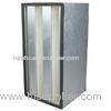 Multi V Bank High Efficiency Air Filter Low Resistance With Glass Fiber