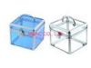 1.8mm Transparent Acrylic Cosmetic Case With Lock For Makeup Artist