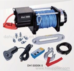 12V/24V 15000lbs 4X4 Heavy Duty Winch