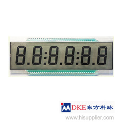 6*1 digits lcd display