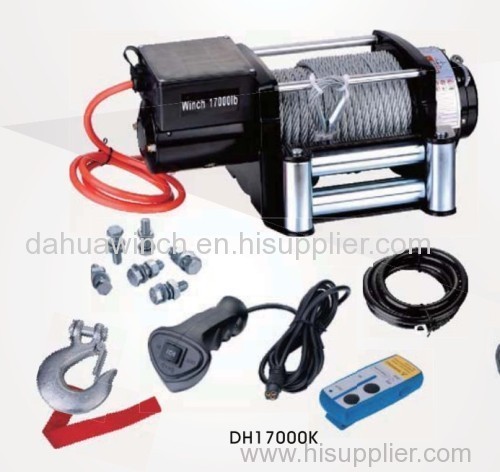 4X4 heavy duty winch 17000lbs