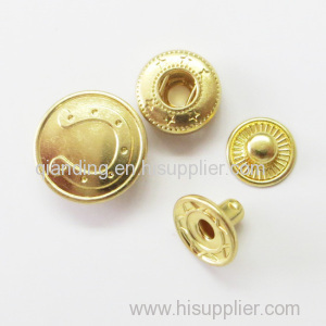 Press Button Golden Color be used for the garments shoes and bags