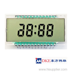 47.0x23.5 transflective 3.5 digits timer LCD glass display screen