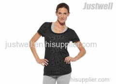 oem spandex winter yoga shirts for ladies yoga wear