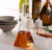 C&C square borosilicate glass cruet for oil and vinegar storage