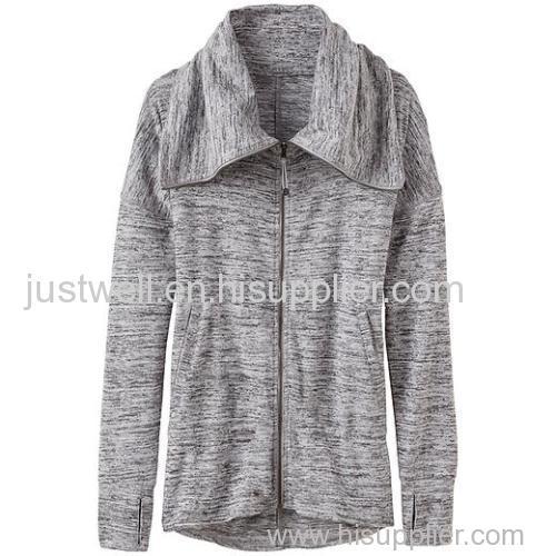 Quick Dry Antimicrobial Ladies fitted yoga jacket