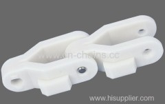 Model Number 611TE conveying plastic flexible chains